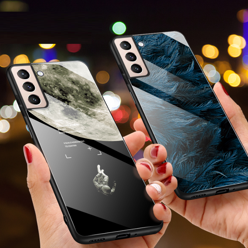 Case Samsung de Vidro Temperado - Céu Estrelado