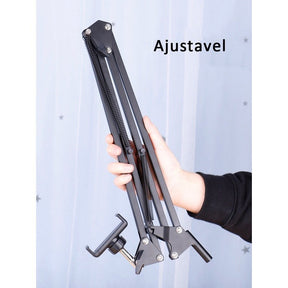 Suporte Pedestal de Mesa Multifuncional para Celular