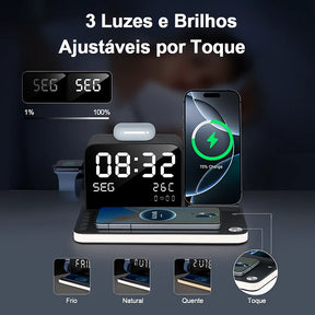 Estação de carregamento 7 em 1 sem fio 30 W