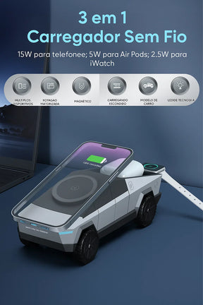 Estação De Carregamento 3 Em 1 Cybertruck